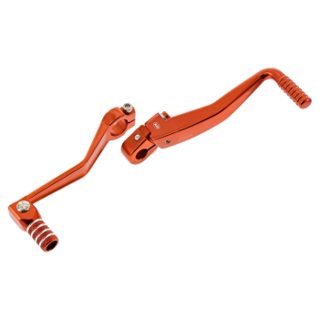 SET Kickstarterhebel mit klappbarem Fußschalthebel (orange), Simson S50, S51, S53, S70